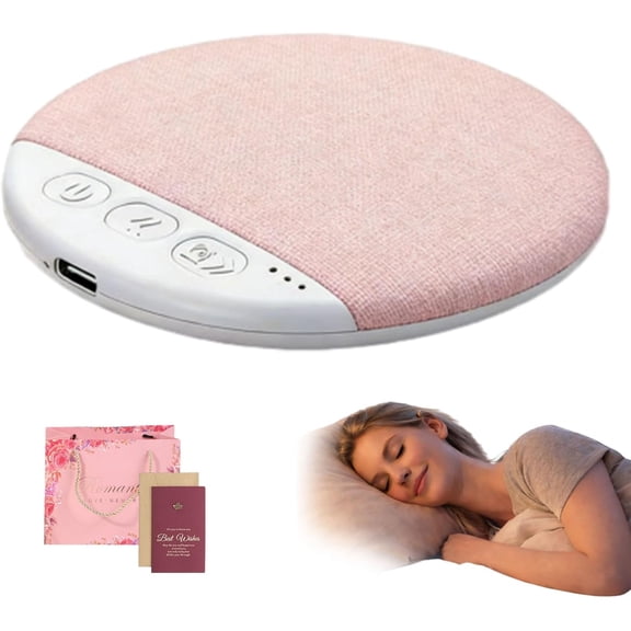Sleep Speaker Under Pillow - 2026 Upgraded Mini Bluetooth Pillow Speaker for Sleeping with White Noise Timer Wireless Sleep Aid with Stereo Bass Private Sleep Headphones