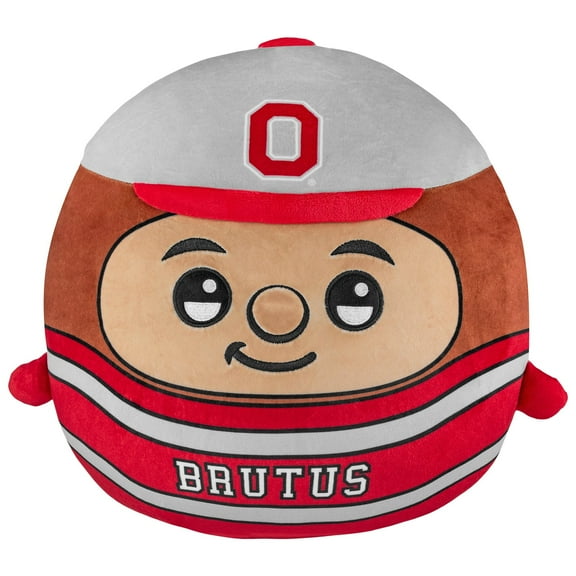 Sleep Squad Ohio State Buckeyes Brutus 12" Kiri Cloud Pillow Plushie