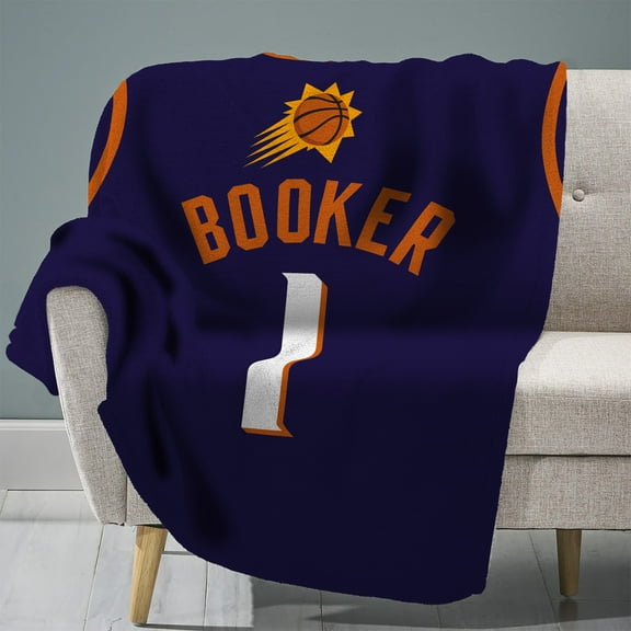 Sleep Squad Phoenix Suns Devin Booker 60” x 80” Raschel Plush Blanket
