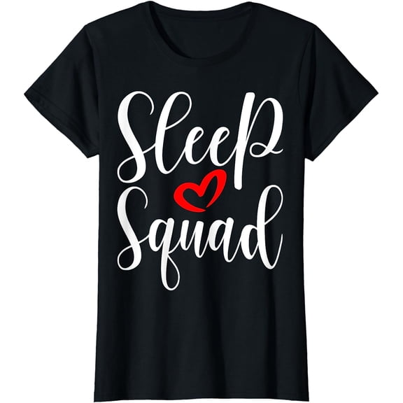 Sleep Squad Sleepover Squad Slumber Party Squad Pajama Crew T-Shirt
