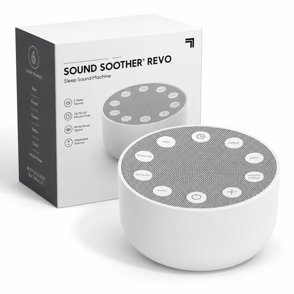 Sleep Therapy White Noise Machine,Soothing Nature Sounds for Baby Kid Adult,Portable Relaxation Meditation and Naps