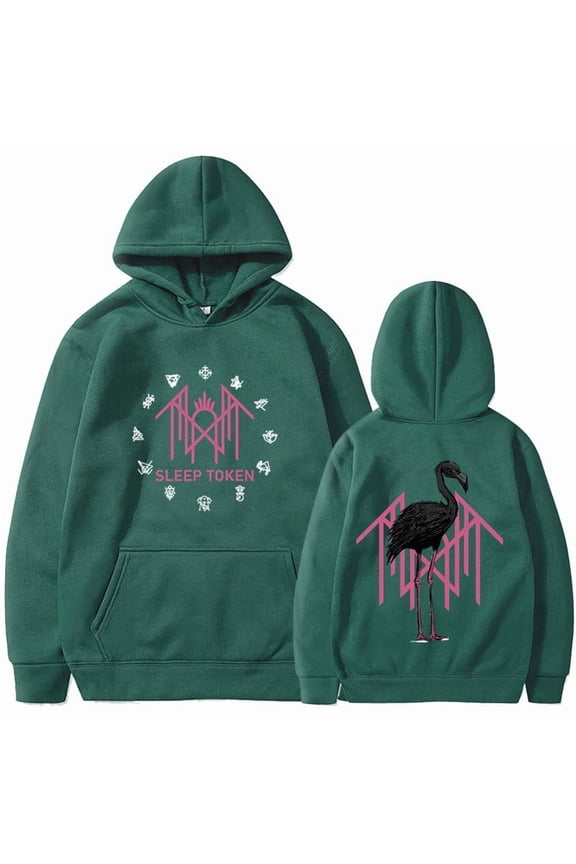 Sleep Token 2026 Tour Flamingo Emblem Hoodie, Sweatshirt, T-Shirt, Unisex Graphic T-shirt for Men and Women, Soft Cotton Round Neck Top WomenswearHoodie