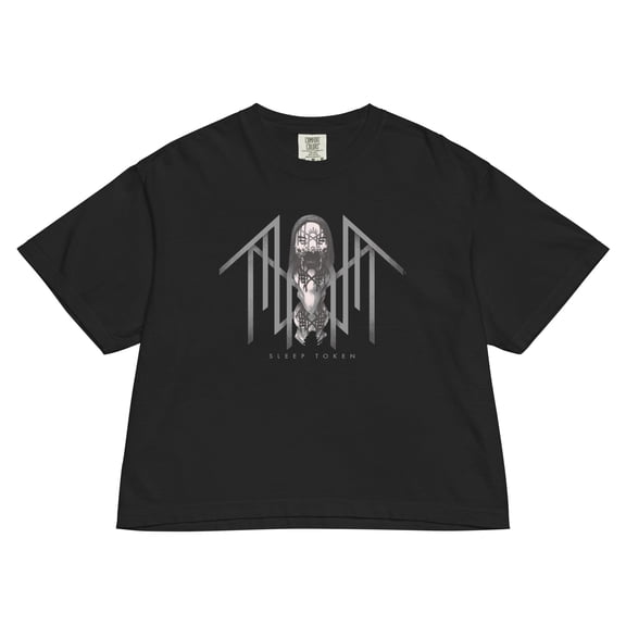 Sleep Token Ascensionism Mineral Wash Womens Crop Top