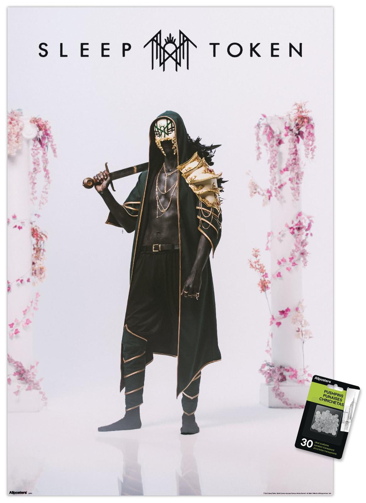 ポスター Sleep Sleep Token - Caramel Wall Poster with Push Pins, 22.375