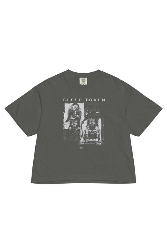 Sleep Token Chokehold Mineral Wash Womens Crop Top