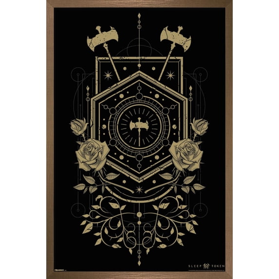 Sleep Token - Emergence Wall Poster, 22.375" x 34" Framed