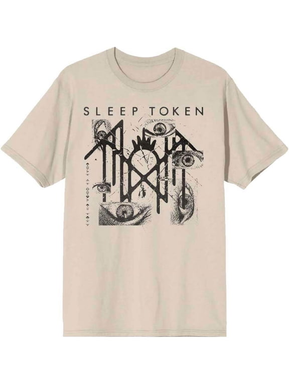 Sleep Token Eyes T-Shirt Natural Medium | Officially Licensed Merchandise