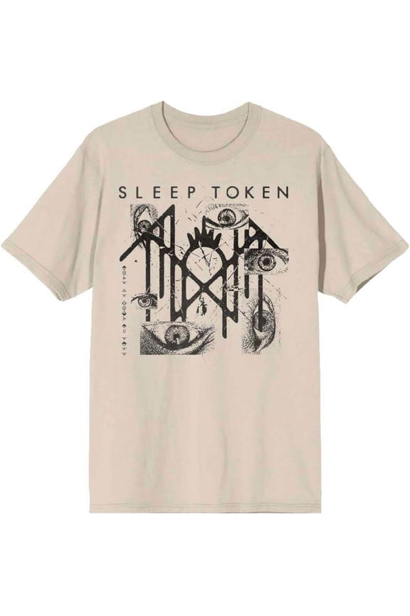 Sleep Token Eyes T-Shirt Natural Small | Officially Licensed Merchandise