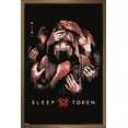 thumbnail image 1 of Sleep Token - Grabbing Hands Red Wall Poster, 14.725" x 22.375" Framed, 1 of 5