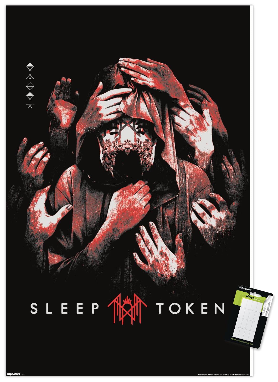 Sleep Token - Grabbing Hands Red Wall Poster, 14.725
