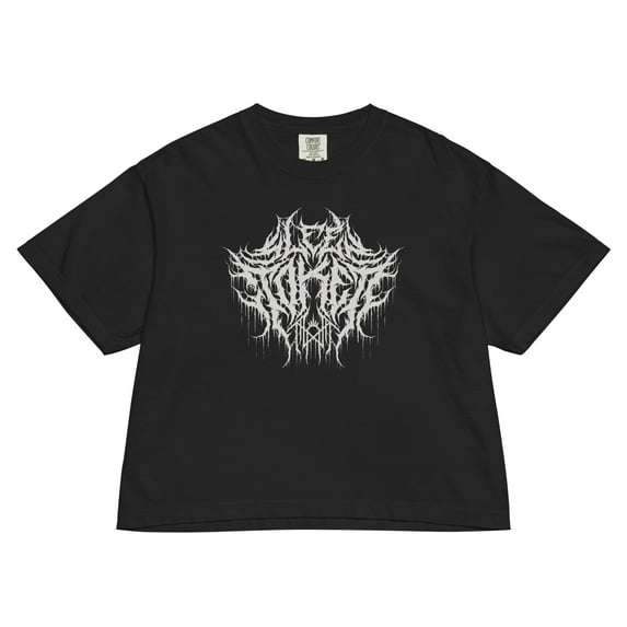 Sleep Token High Water Mineral Wash Womens Crop Top