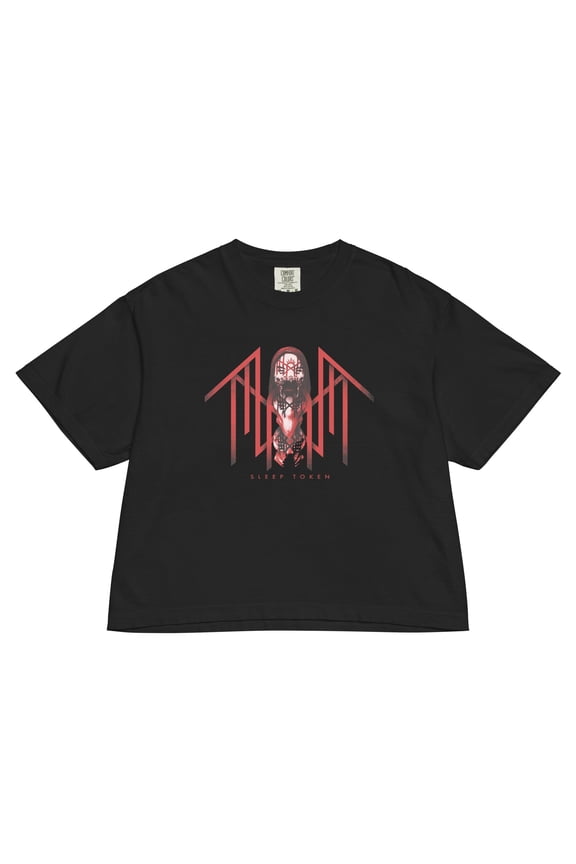 Sleep Token Hypnosis Mineral Wash Womens Crop Top