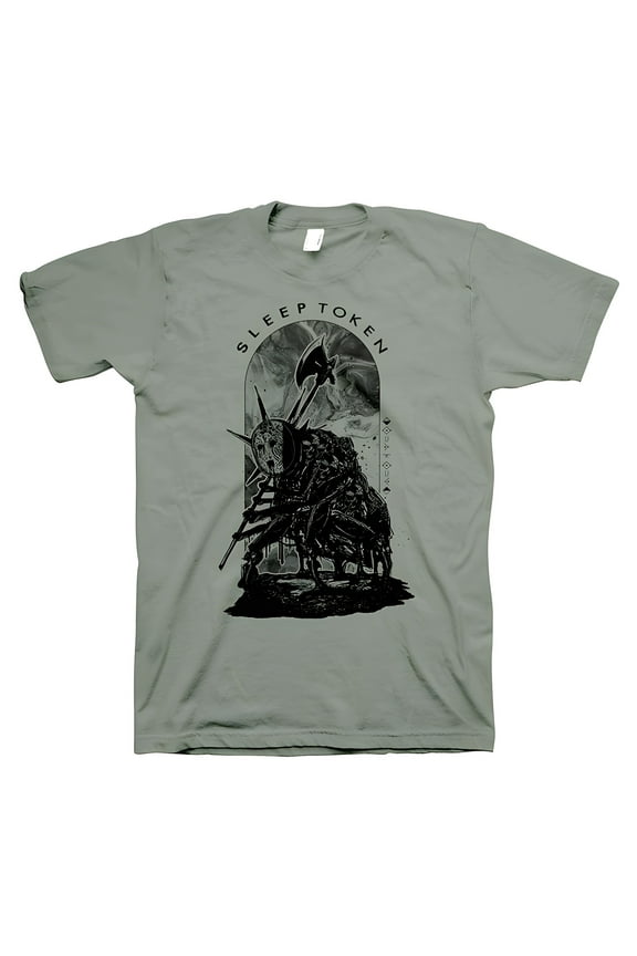 Sleep Token Men's Choke Hold T-Shirt Green Small | Officially Licensed Merchandise