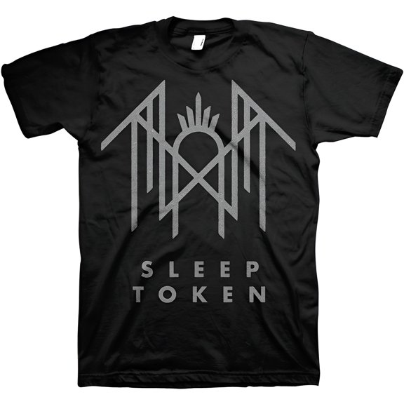 Sleep Token Men's Crystalline Logo Sparkling Print T-Shirt Black Medium | Officially Licensed Merchandise