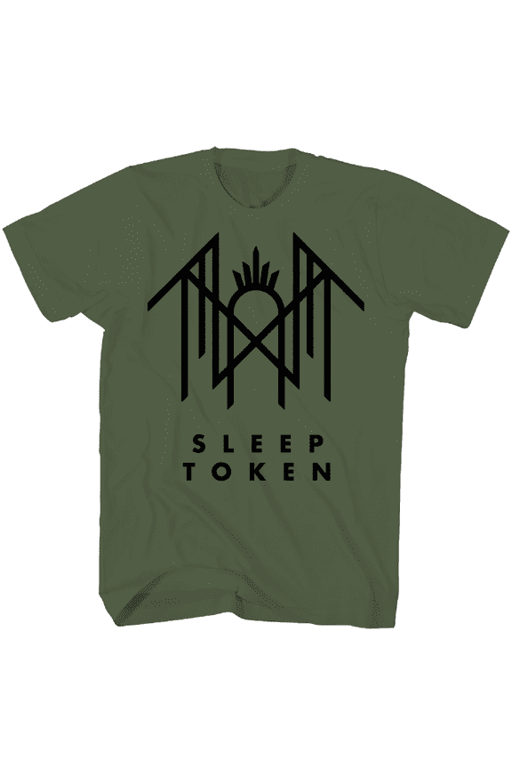 Sleep Token Men's Logo Symbol T-Shirt Green Small | Officially Licensed Merchandise