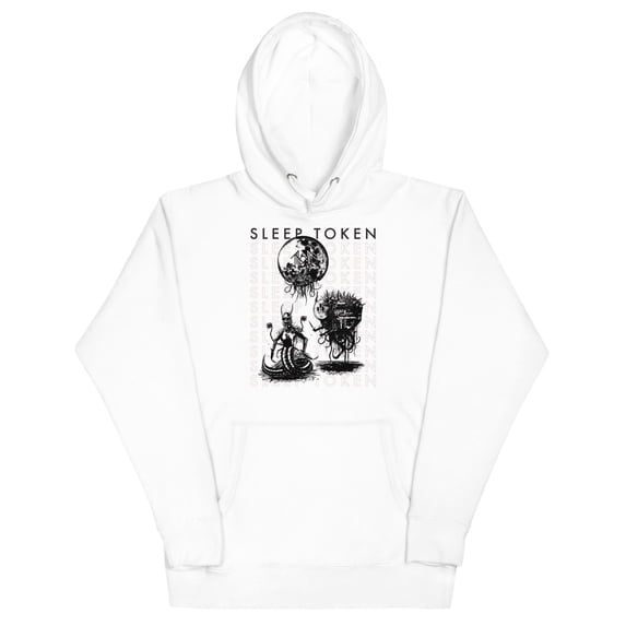 Sleep Token Take Me Back Classic Unisex Hoodie - White - Small