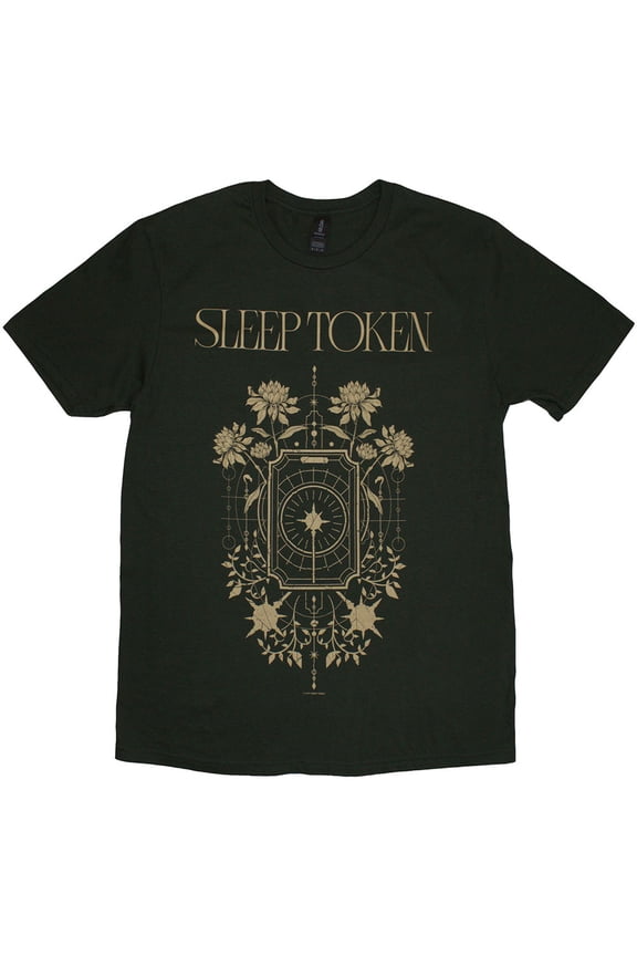 Sleep Token Unisex T-Shirt Caramel (Green) (X-Large)