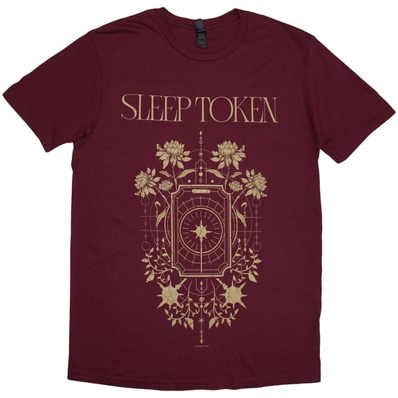 Sleep Token Unisex T-Shirt Caramel (Maroon Red) (XX-Large)