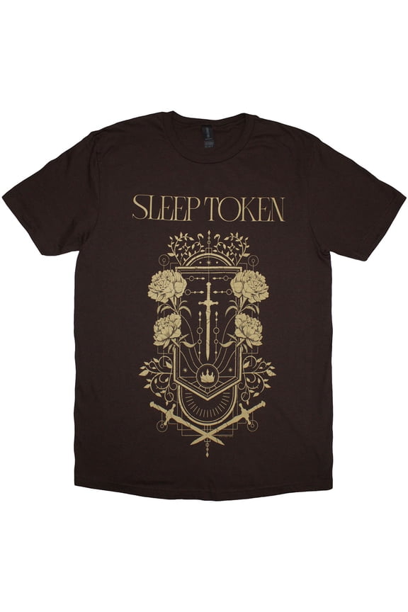 Sleep Token Unisex T-Shirt Damocles (Brown) (XX-Large)