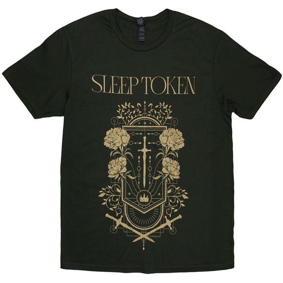 Sleep Token Unisex T-Shirt Damocles (Green) (X-Large)