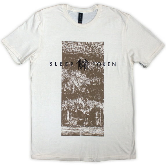Sleep Token Unisex T-Shirt Even In Arcadia Mono (Natural) (Medium)