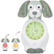 Sleep Training Alarm Clock for Kids - Ready to Rise Children's Trainer, Time to Wake Clock for Toddlers, Night Light, Sleep Aid, Davy The Dog Blue