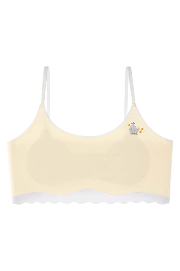 Sleep Underwear Kids , Kids Underwear Girls Growth Support Bra for Preteen Girls Adjustable Lightweight Bralette for Junior High School Comfort