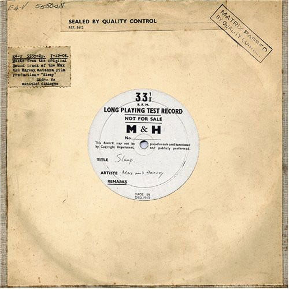 Max & Harvey - Sleep / Untitled Dialogue - Music & Performance - Vinyl