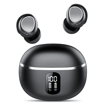 Sleep Wireless Earbuds, Bluetooth Headphones V5.4, Ear buds with 4 ENC Call Noise Cancelling Mics, 50Hrs Playtime Bluetooth Earbuds, Bass Boost 85%, IP7 Waterproof Earbuds for Android iOS Black