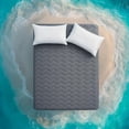 thumbnail image 1 of Sleep Zone Cooling Mattress Pad Full, Waterproof Bedding Protector for Hot Sleepers, Soft & Breathable Mattress Topper, Deep Pocket Mattress Cover, Hotel Quality (Dark Gray，Queen), 1 of 7