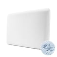 thumbnail image 1 of Sleep Zone Low Profile Memory Foam Pillow 25"x16"x3.25" for Bed - Cooling Breathable Ultra Soft & Support Pillow for All Seasons, White, 1 of 10