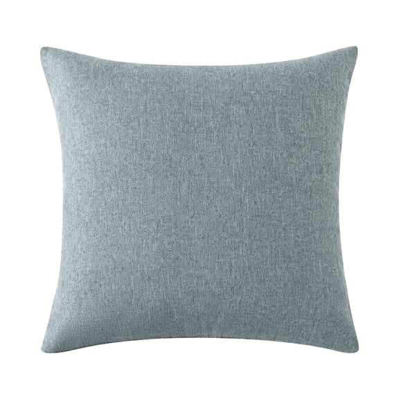 Sleep Zone 2 Pack 18"x18" Linen Look Decorative Throw Pillow Covers, Soft Textured Pillow Cases for Sofa Bed Couch, Blue