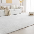thumbnail image 1 of Sleep Zone 4x6 Ultra-Soft Plush Area Rug Cream, Non-Slip Fuzzy Rug for Living Room, 1 of 8