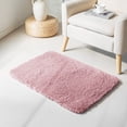 thumbnail image 1 of Sleep Zone 2x3 Ultra-Soft Plush Area Rug Pink, Non-Slip Fuzzy Rug for Entryway Bedroom, 1 of 8