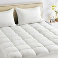 thumbnail image 1 of Sleep Zone Waterproof California King Mattress Topper for Back Pain Relief, Extra Thick and Soft with 8"-21" Deep Pocket (White, Cal King), 1 of 6