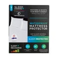 thumbnail image 1 of SleepCharge Nanobionic Waterproof Fitted Mattress Protector, Twin, 1 of 6