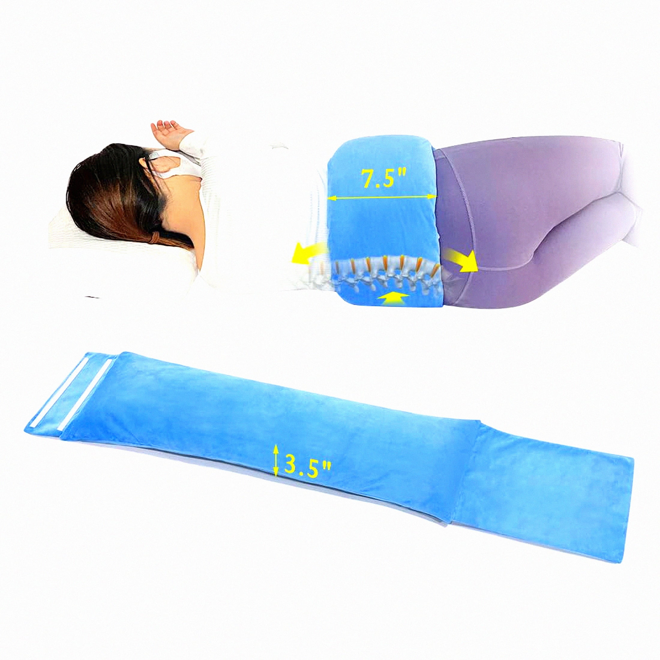 SleepEase Lumbar Relief Pillow Sciatic Nerve & Lower Back Pain