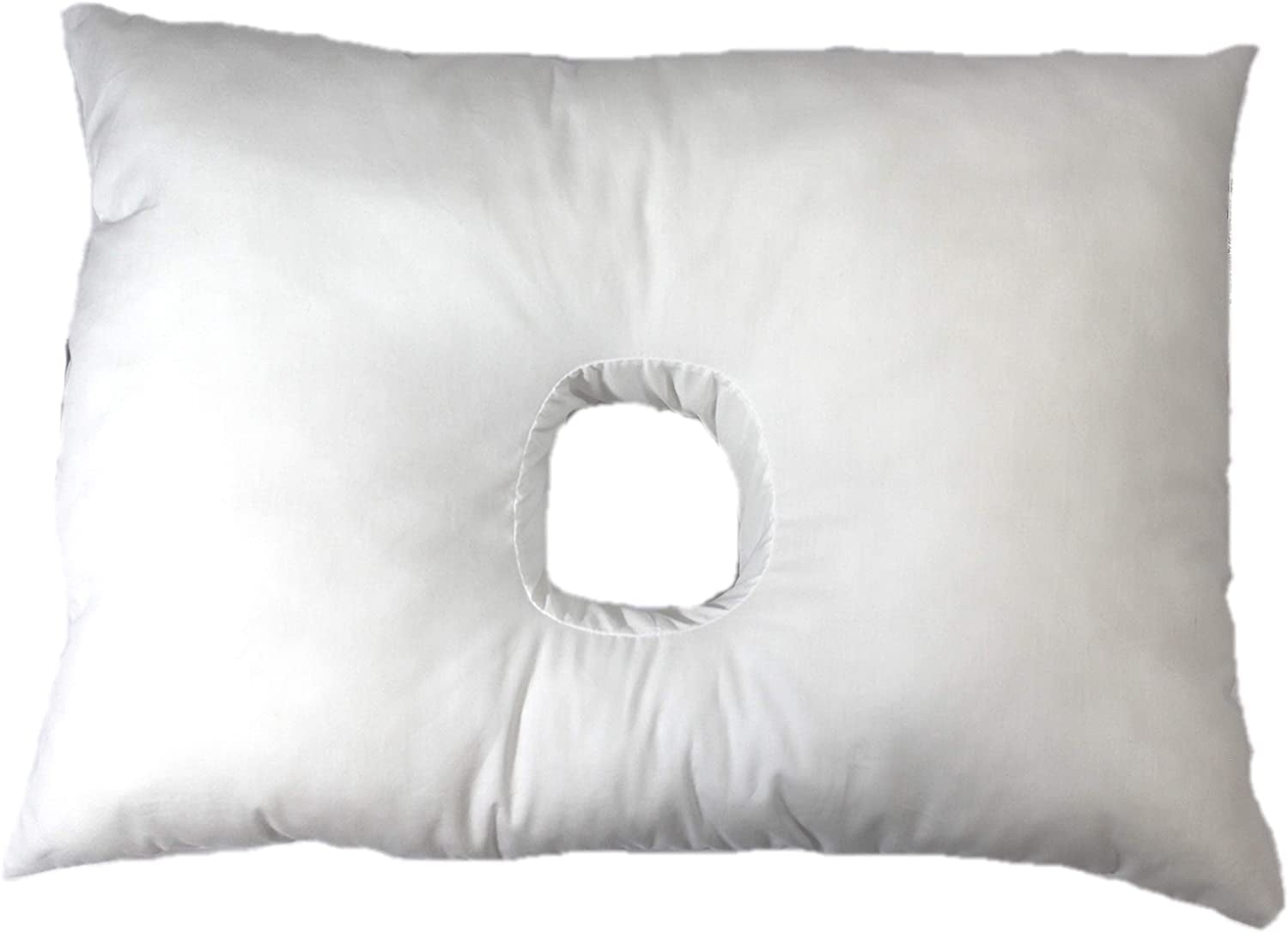 SleepEasy Comfort CNH Medium Cotton Revoloft Sleeping Pillow - Ergonomic with Ear Hole