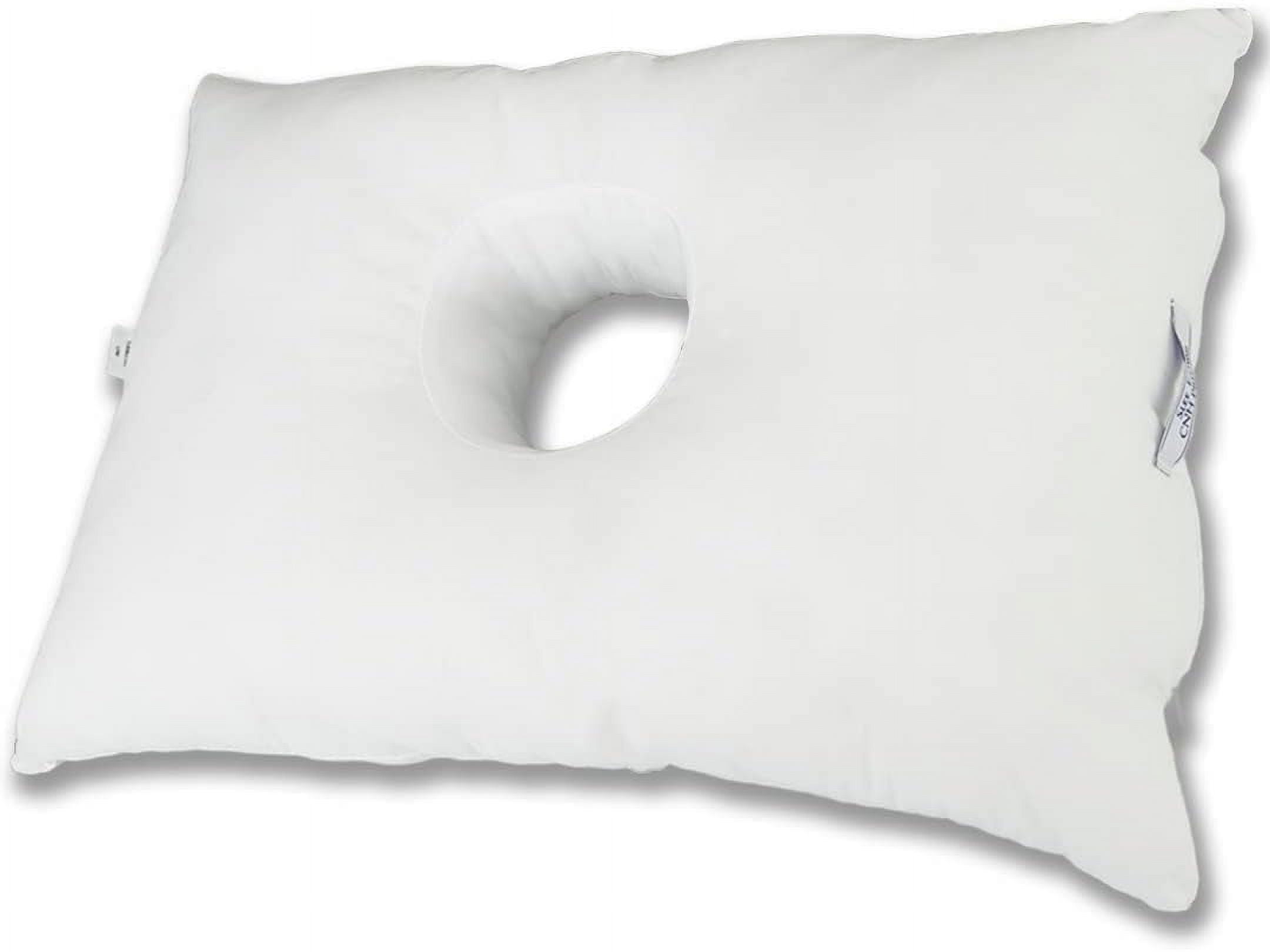 SleepEasy [USA Made] Cotton Comfort CNH Pillow with Ear Hole for Side