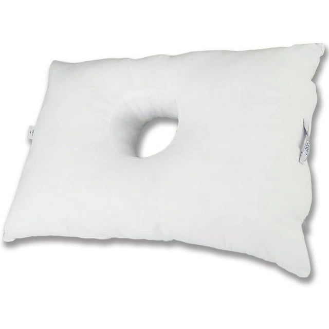SleepEasy [USA Made] Cotton Comfort CNH Pillow with Ear Hole for Side