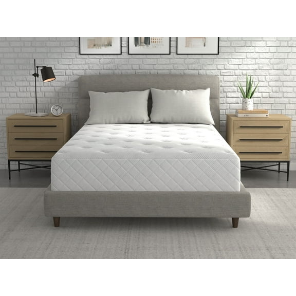 SleepFresh Clean and Cool 12" Medium Hybrid Mattress - Twin