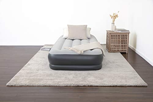 SleepLux Durable Twin Portable Bed Self Inflate Air Mattress with Built in Pump Pillow and USB Charger 15 Tall Walmart