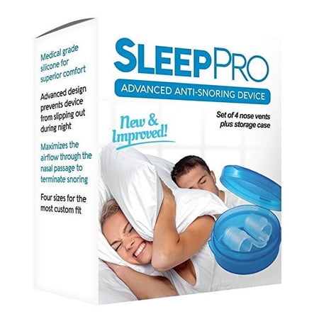 SleepPro Anti Snoring Nose Vents Snore Stopper Device - Stop Snoring Instantly