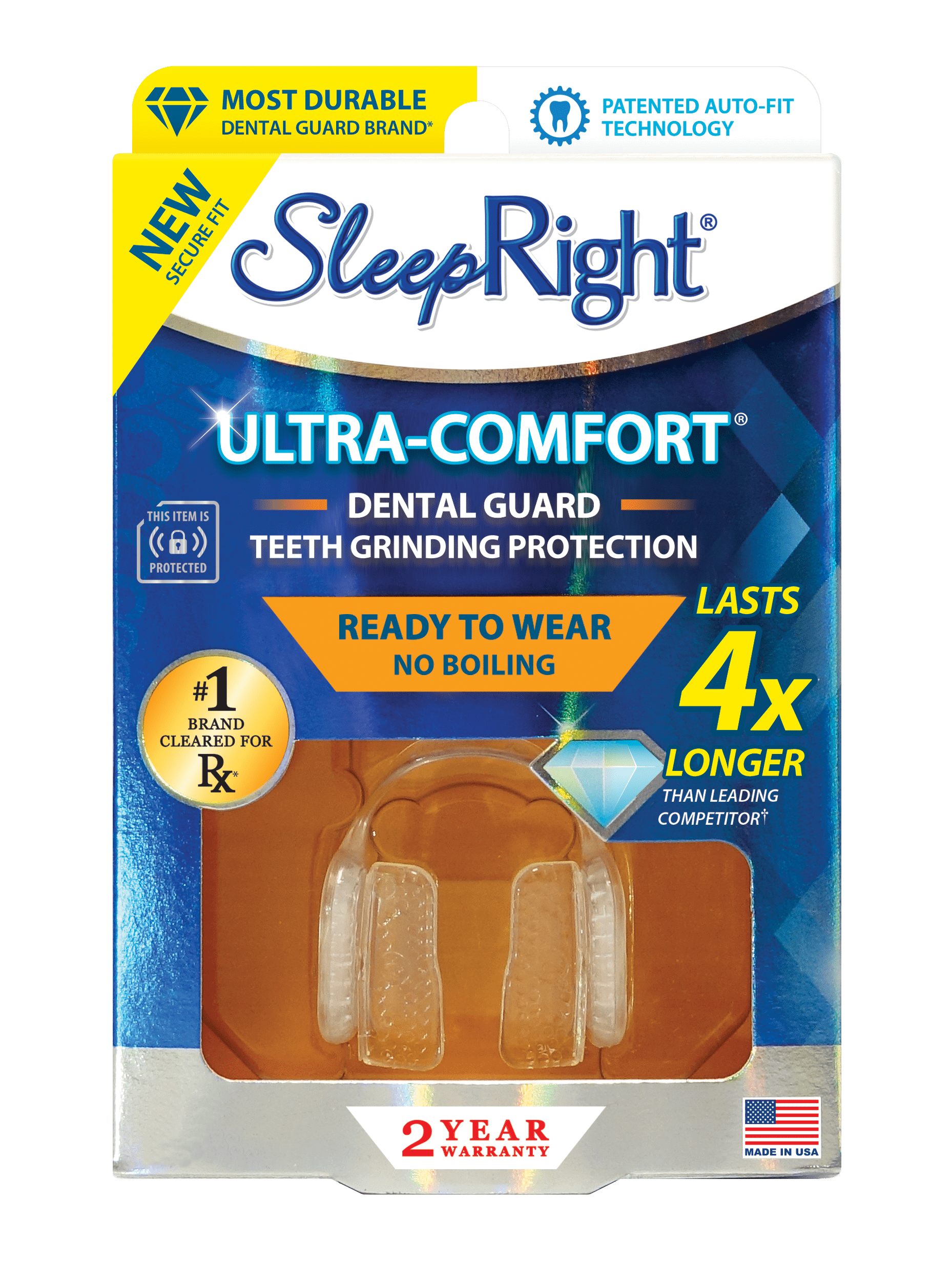 SleepRight Ultra Comfort Dental Guard, Nighttime Teeth Grinding