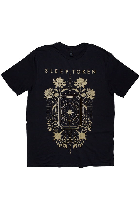Sleep Token Unisex T-Shirt Caramel (Black) (Large)