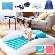Sleepah Inflatable Toddler Travel Bed Inflatable & Portable Air Mattress Blow up Bed Bed Rails Twin