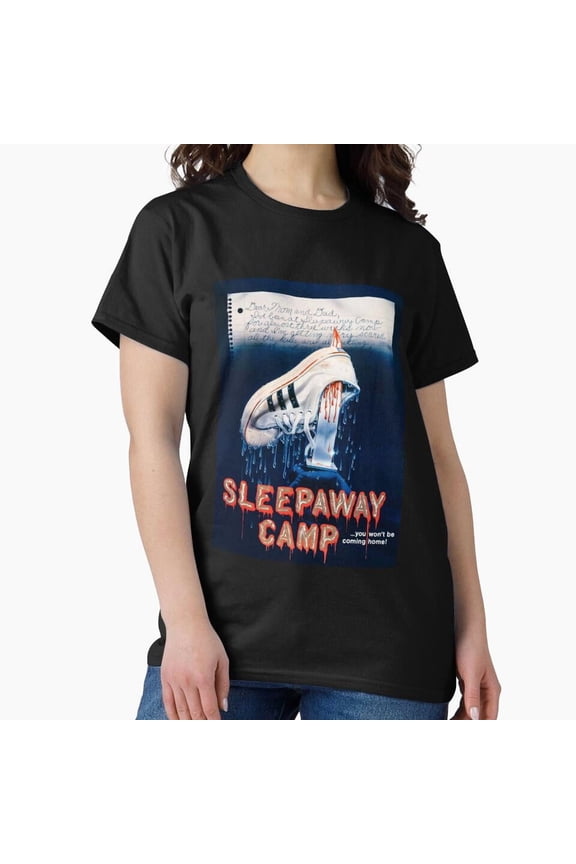 Sleepaway Camp 80s Slasher Cult Horror Movie Fan Graphic H23831 Unisex T-Shirt, Up to 5XL Available