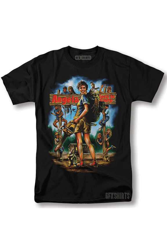 Sleepaway Camp Shirt Horror Movie Vintage Graphic Design T-Shirt