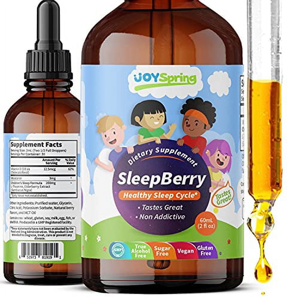 Sleepberry Liquid Melatonin Kids Sleep Aid Infant Melatonin