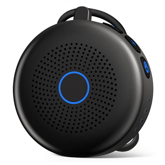 Sleepbox Portable White Noise Sound Machine 30 Soothing Sounds Rechargeable Battery Small for Travel 32 Volume Control Noise Canceling Sleep Machine Sound Therapy for Baby Kids Adults (Black)